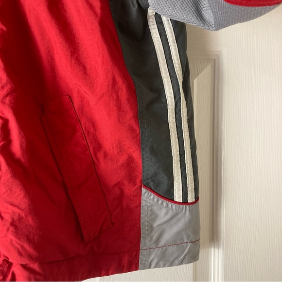 Paramount jacket full zip hooded Red/Gray Women’s Sz M￼ - Picture 7 of 16